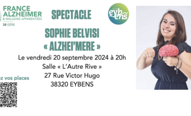 Journée Mondiale Alzheimer - Spectacle Sophie Belvisi "Alzhei'mère"